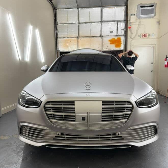 Matte Ultimate Flat Silver Car Vinyl Wrap PET review bandit_brz 02