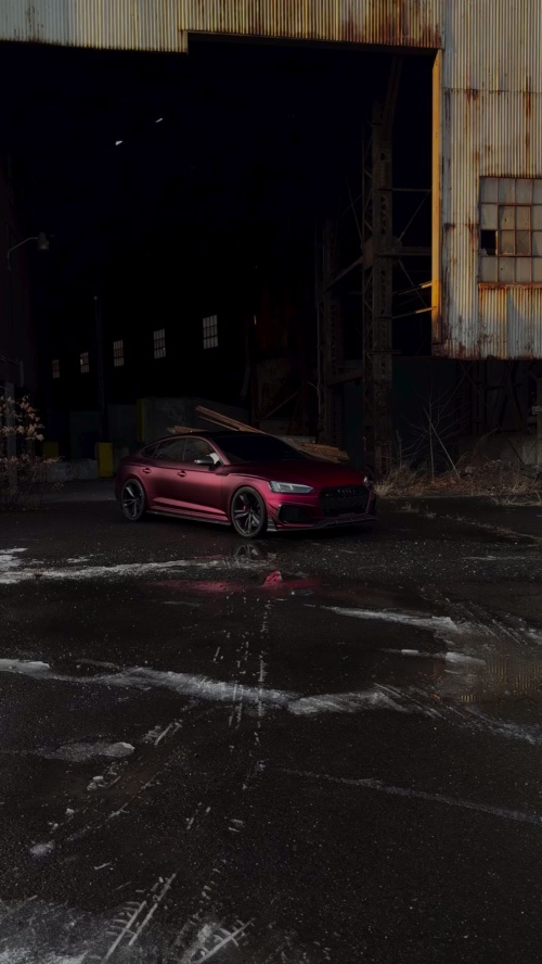 Satin Chrome Metallic Romanee Red Vinyl Wrap | Romania Red Wrap PET review 