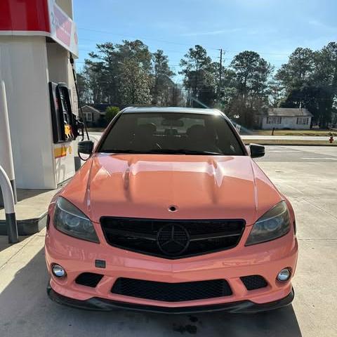 Gloss Salmon Pink Car Vinyl Wrap review wide_catt 02