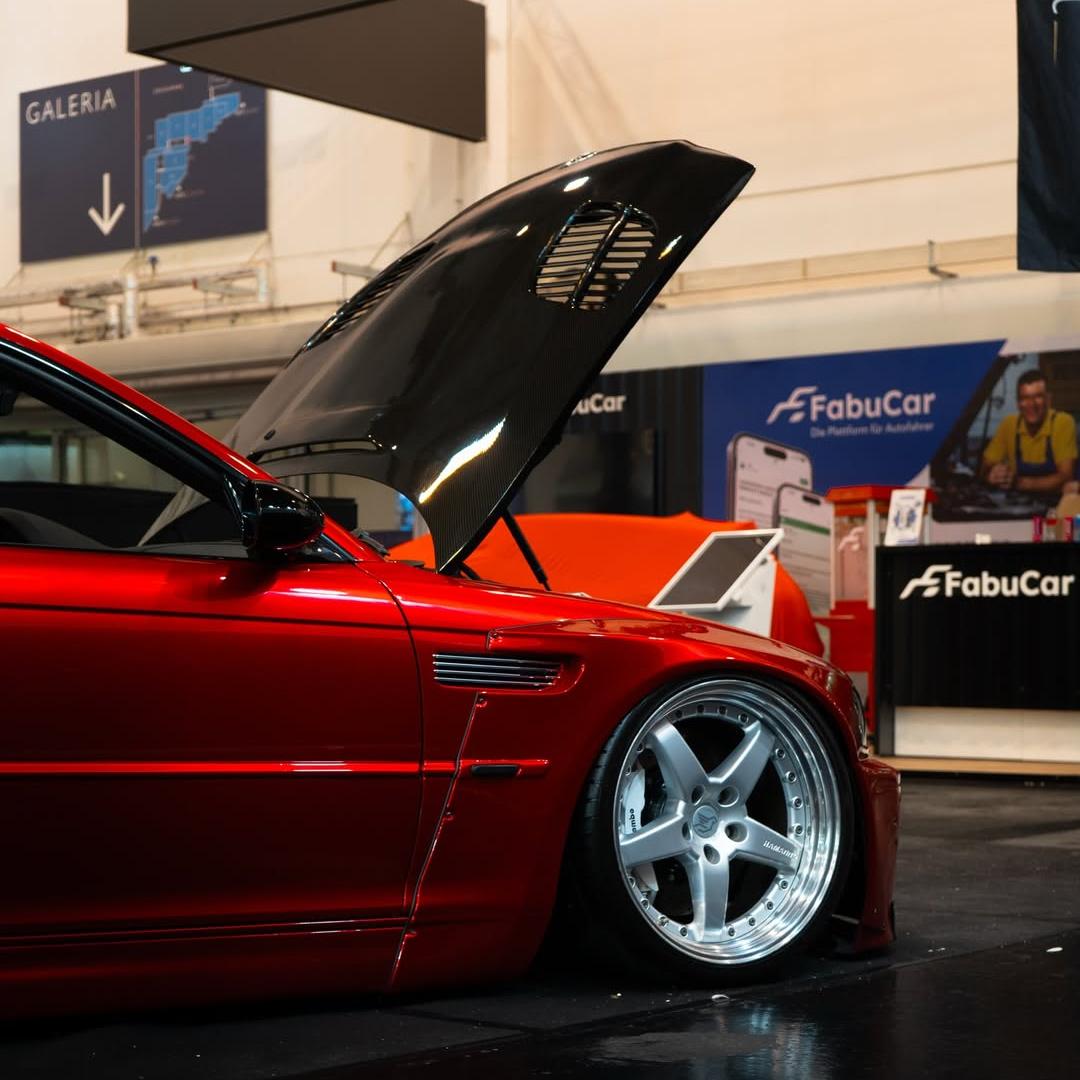 Ultra Glossy Metallic Vampire Red Car Vinyl Wrap BMW PET   review artur._e46 01