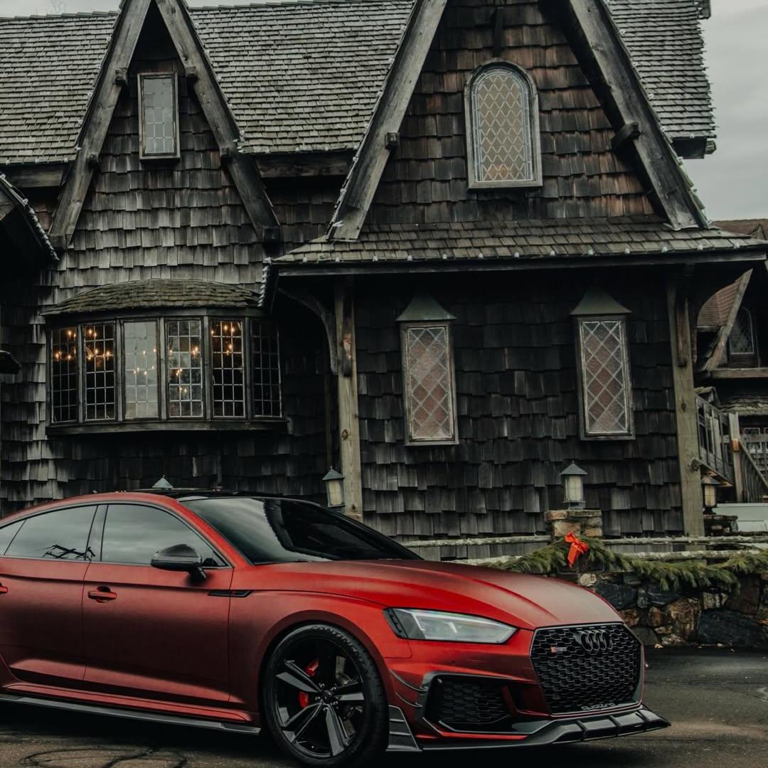 Satin Chrome Metallic Romanee Red Vinyl Wrap | Romania Red Wrap PET review feaargarage 02