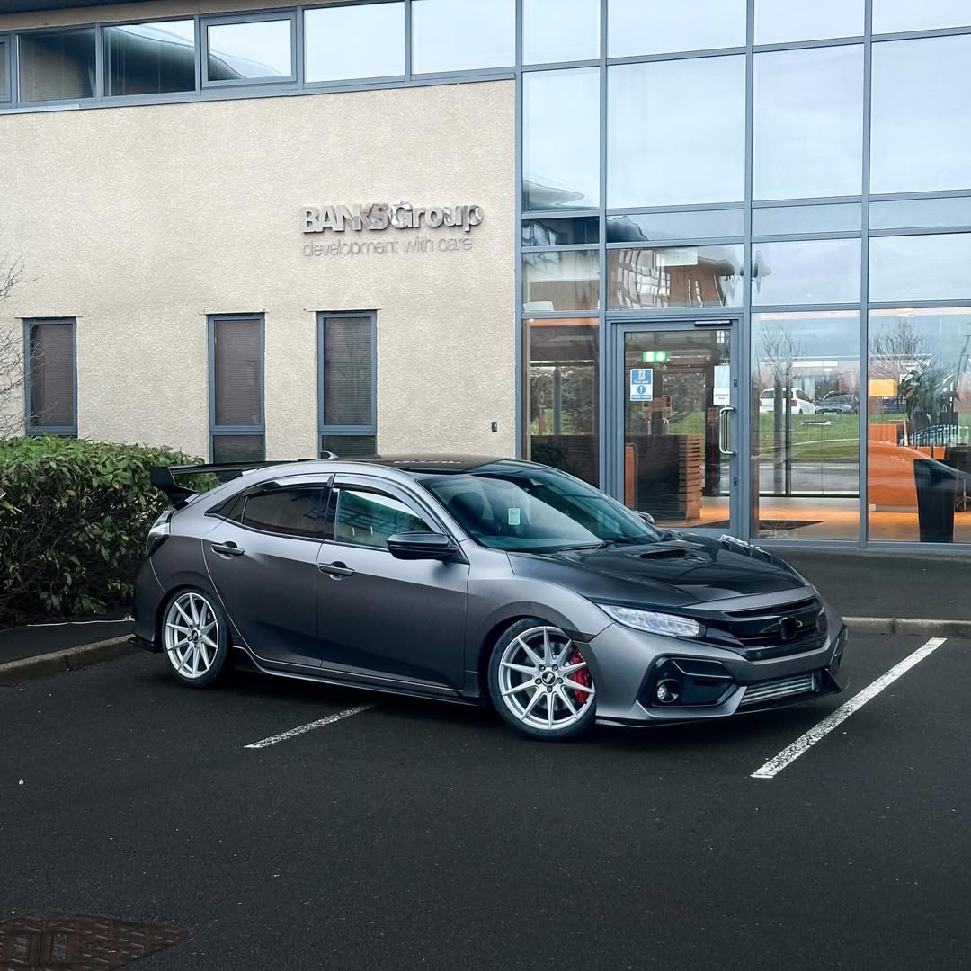 Matte Ultimate Flat Meteorites Grey Car Vinyl Wrap PET review zak_fk7 03