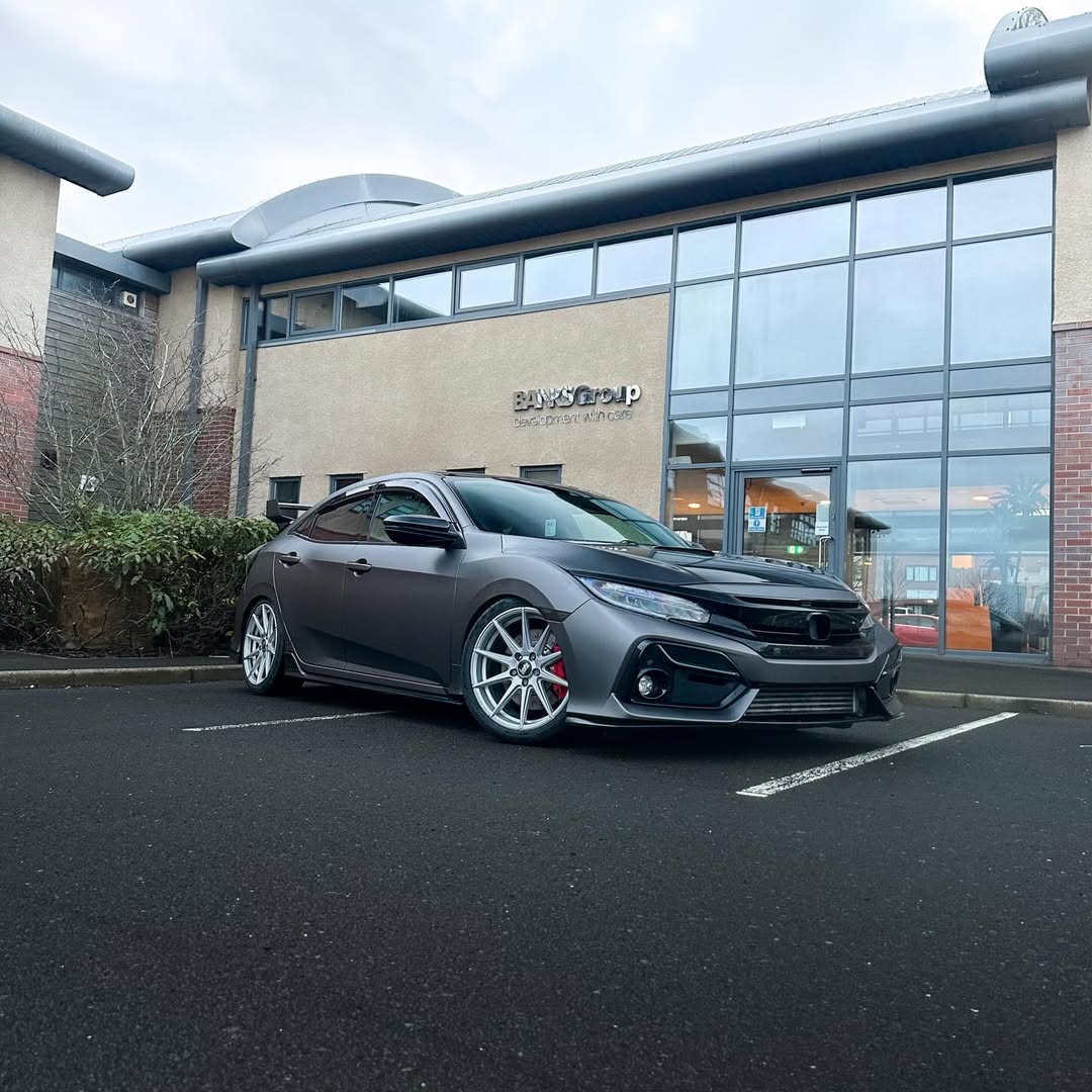 Matte Ultimate Flat Meteorites Grey Car Vinyl Wrap PET review zak_fk7 01