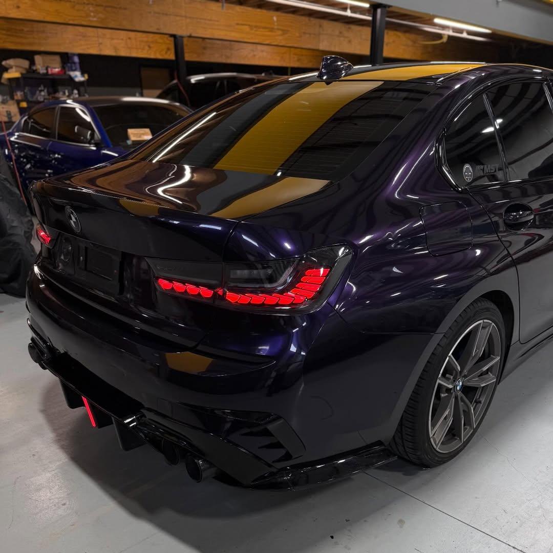 Gloss Metallic Midnight Purple Car Vinyl Wrap BMW PET review reyes.restyling 02