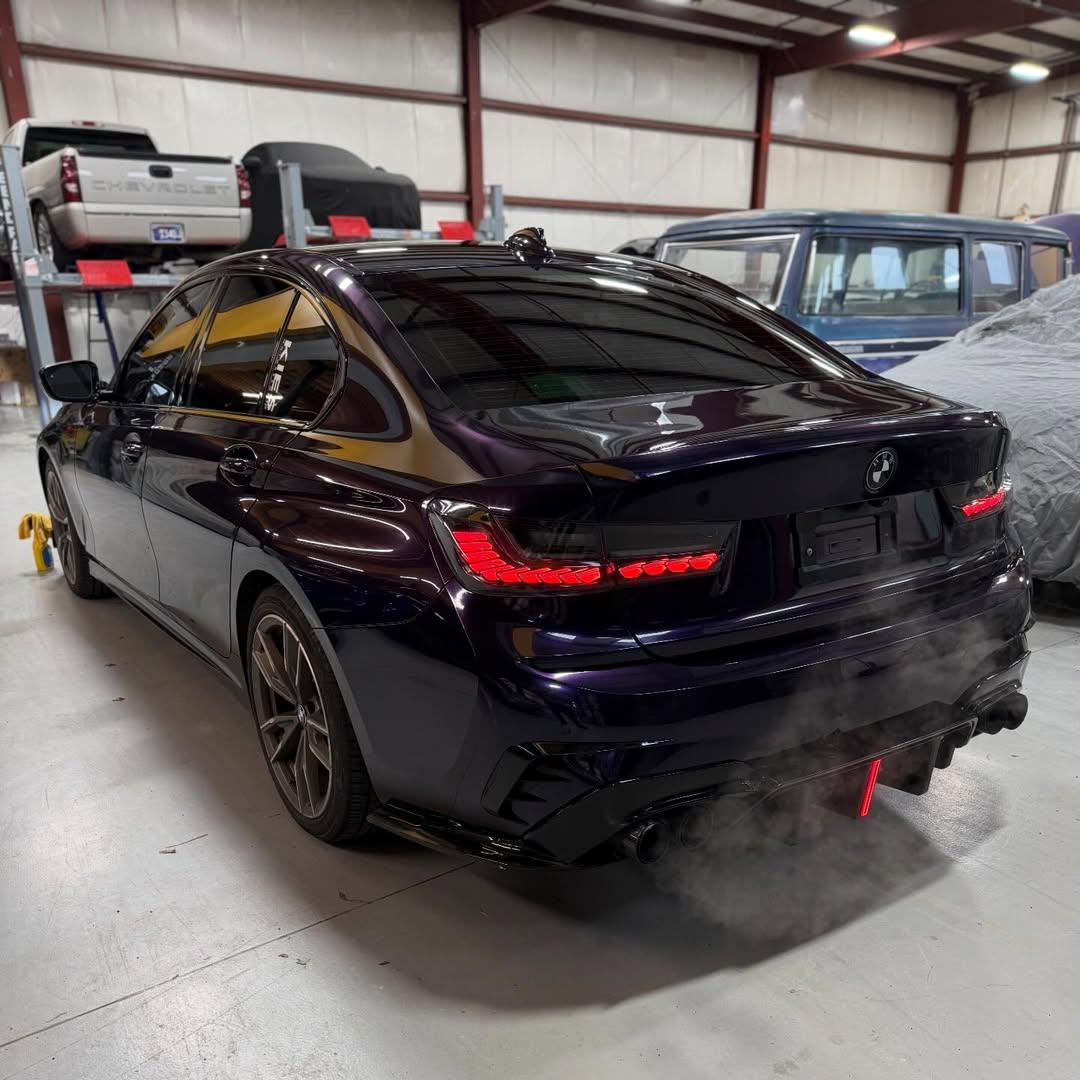 Gloss Metallic Midnight Purple Car Vinyl Wrap BMW PET review reyes.restyling 00