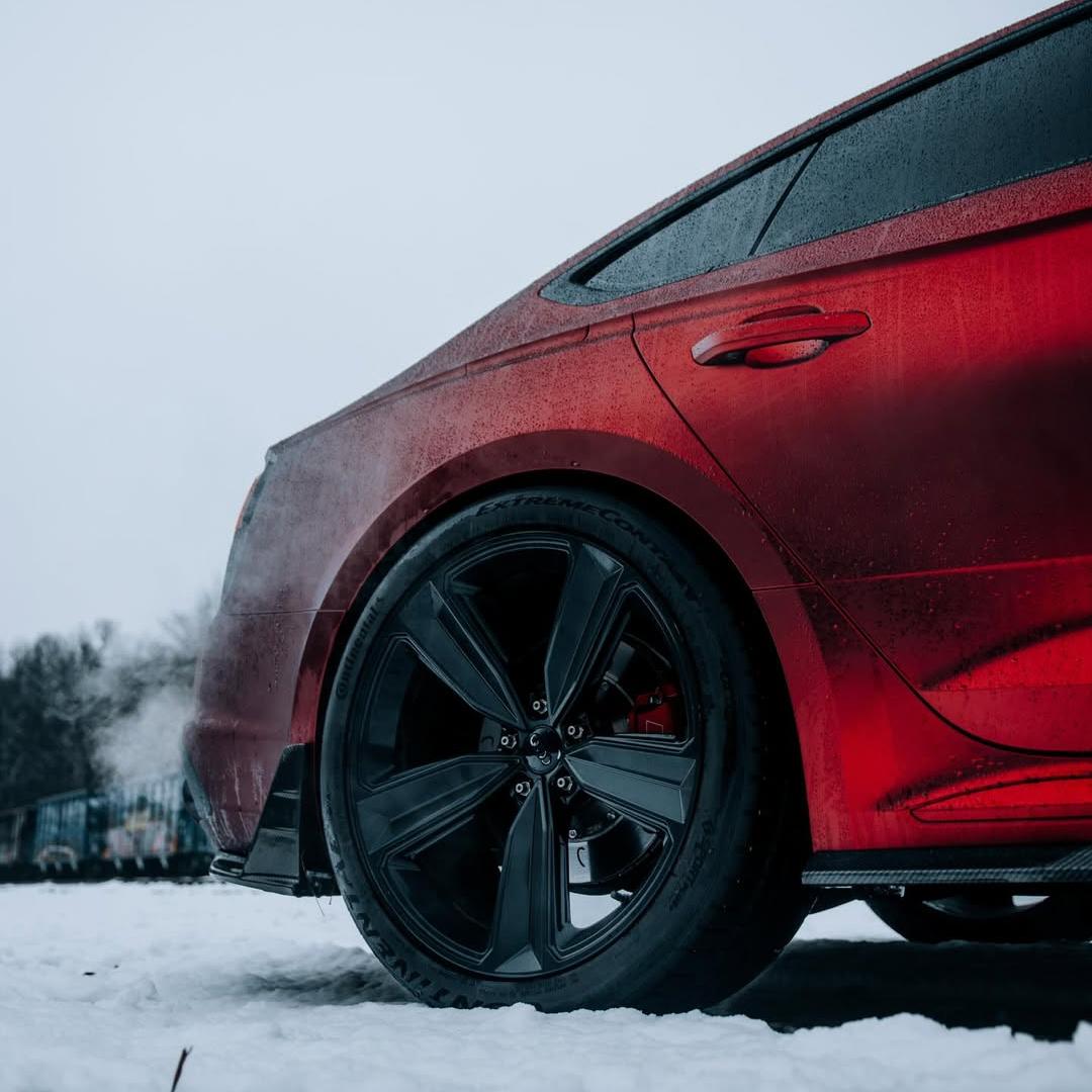 Satin Chrome Metallic Romanee Red Vinyl Wrap | Romania Red Wrap PET review feaargarage 04
