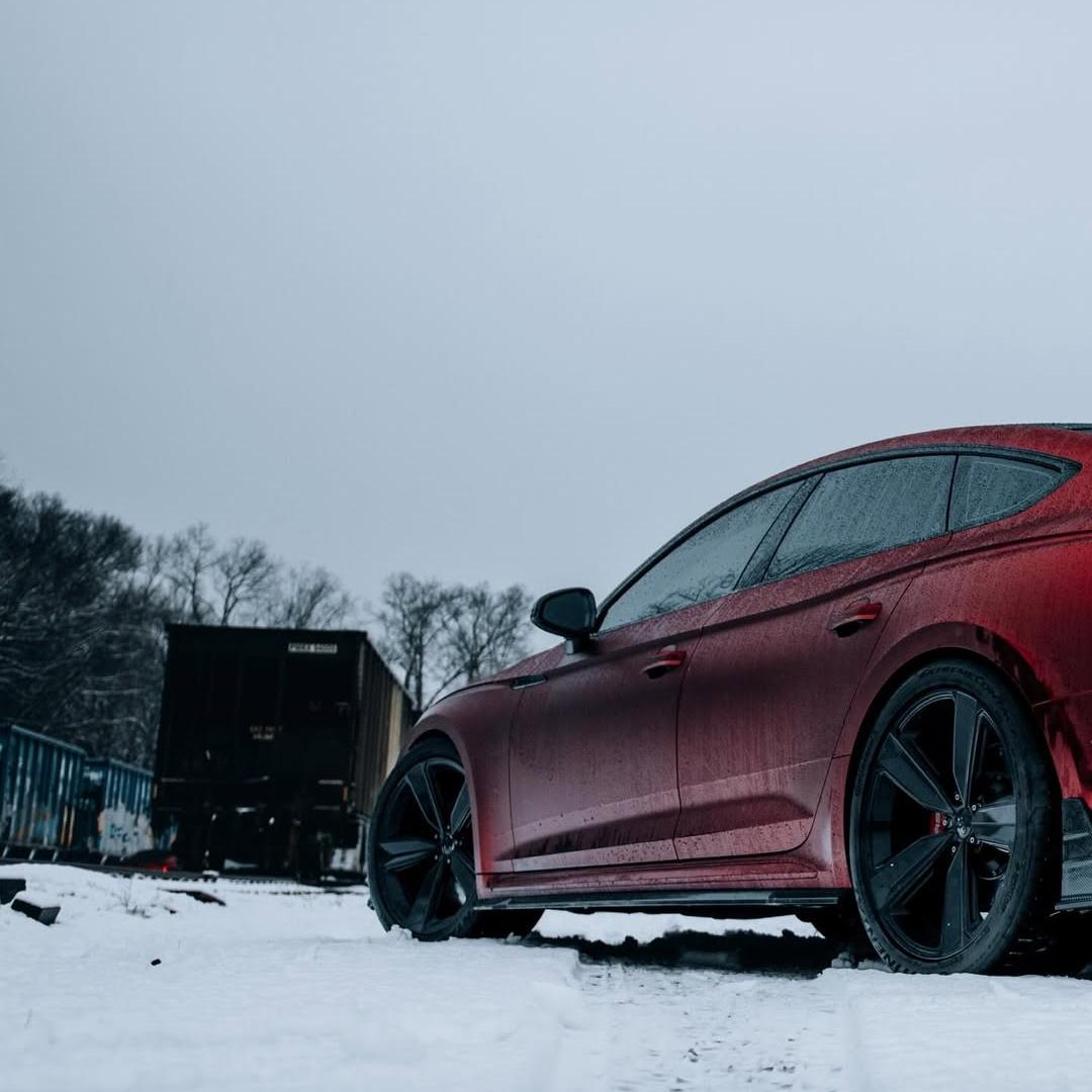 Satin Chrome Metallic Romanee Red Vinyl Wrap | Romania Red Wrap PET review feaargarage 03