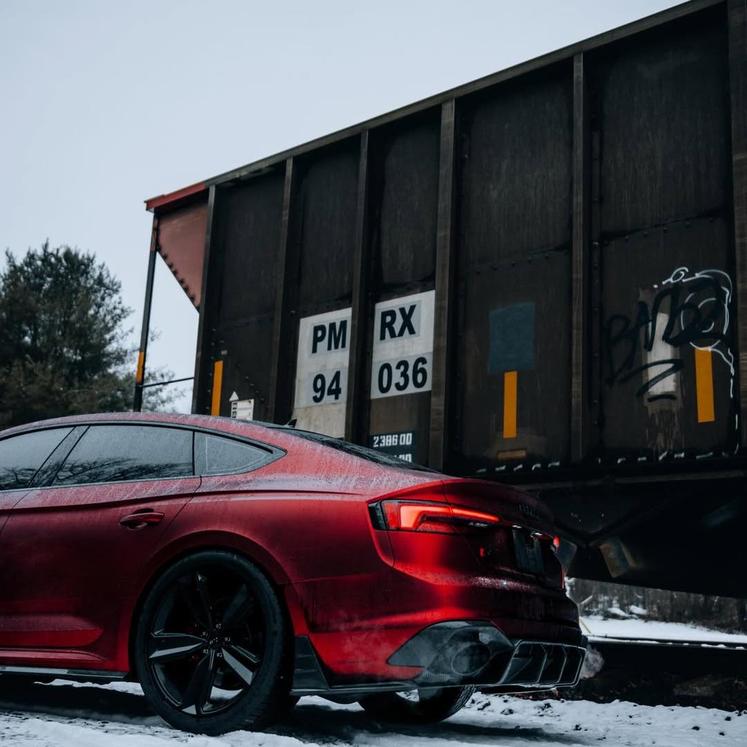 Satin Chrome Metallic Romanee Red Vinyl Wrap | Romania Red Wrap PET review feaargarage 06