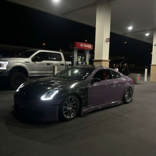 Gloss Crystal Negroni Purple Car Vinyl Wrap PET reviewed by
