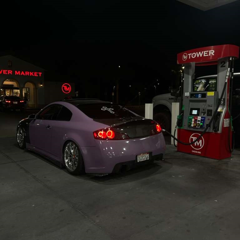 Gloss Crystal Negroni Purple Car Vinyl Wrap PET review 1