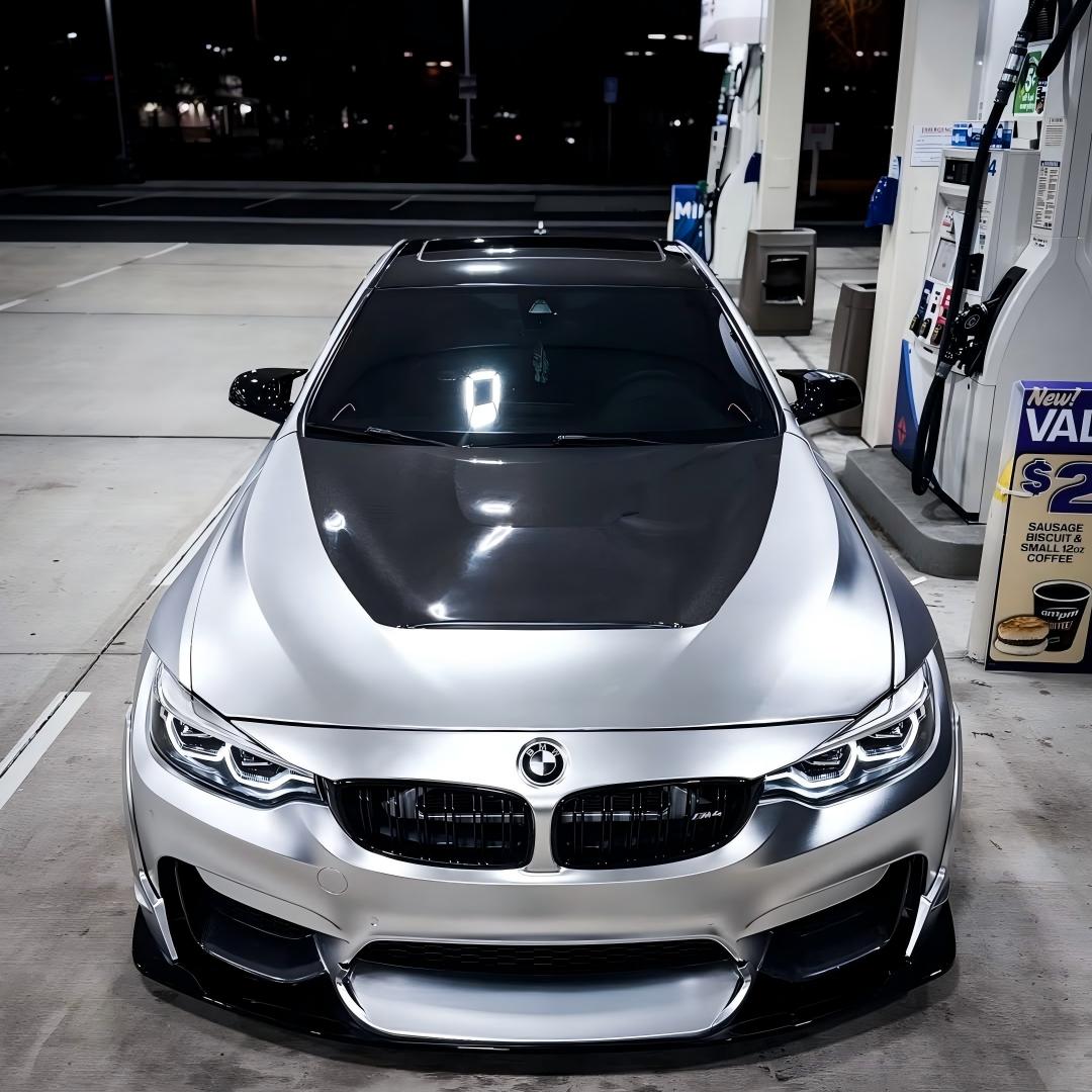 Matte Satin Chrome Silver Car Vinyl Wrap  review 4