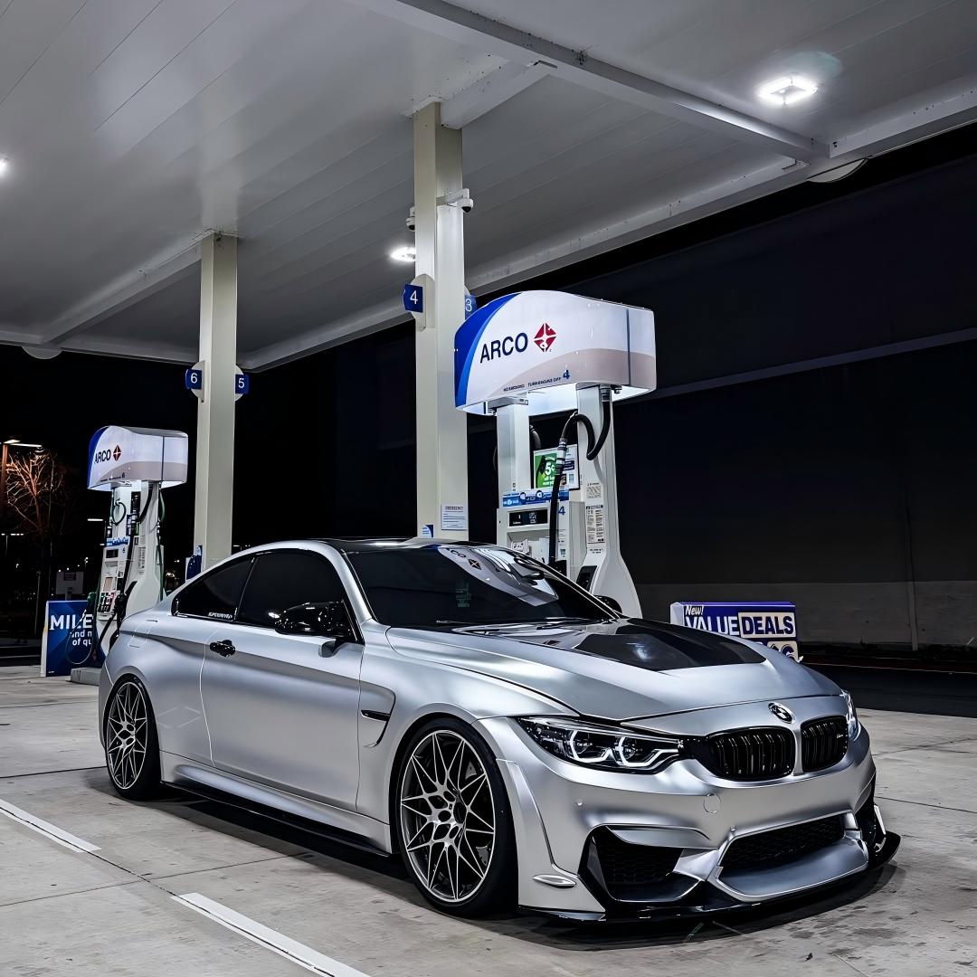 Matte Satin Chrome Silver Car Vinyl Wrap  review 5