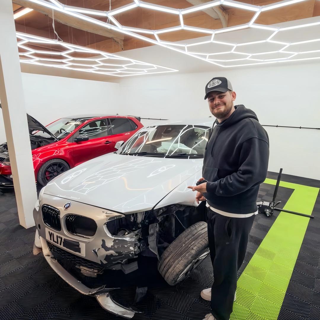 Gloss Metallic Cherry Red Car Vinyl Wrap PET review 2