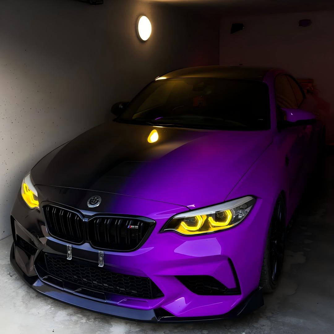 ALUKOVINYL Black to Purple Gradient Custom Car Wraps review valdemiro.kazarov 01
