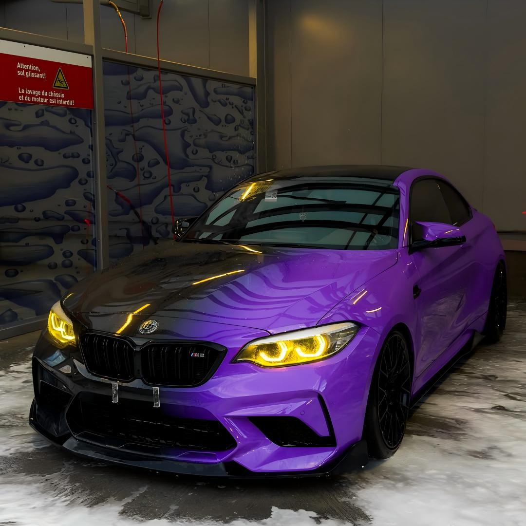 ALUKOVINYL Black to Purple Gradient Custom Car Wraps review valdemiro.kazarov 02