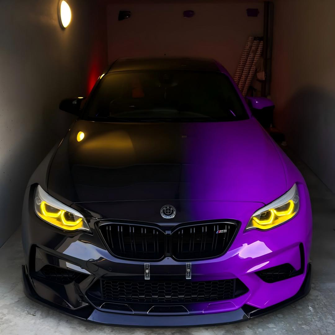 ALUKOVINYL Black to Purple Gradient Custom Car Wraps review valdemiro.kazarov 03