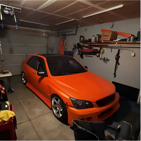 Ultimate Flat Matte Metallic Stunning Orange Car Vinyl Wrap PET review 1