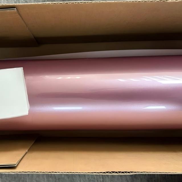 Gloss Metallic Passion Pink Car Vinyl Wrap Bentley GT PET review 0