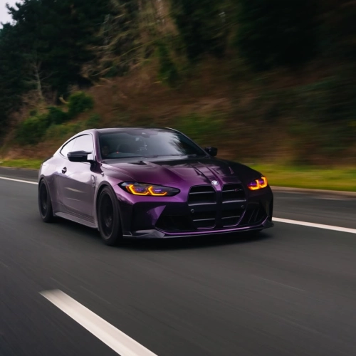 Gloss Metallic Ghost Midnight Purple Car Vinyl Wrap PET reviewed by