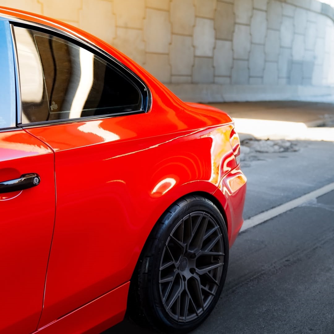 Gloss Ferrari Red Car Vinyl Wrap PET review 2