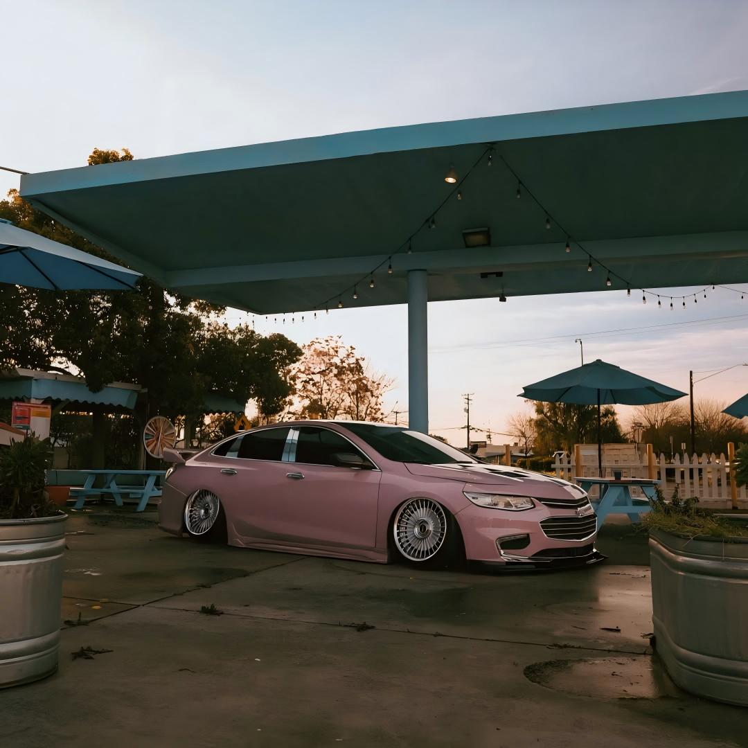 Gloss Rose Latte Pink Car Vinyl Wrap PET review 3