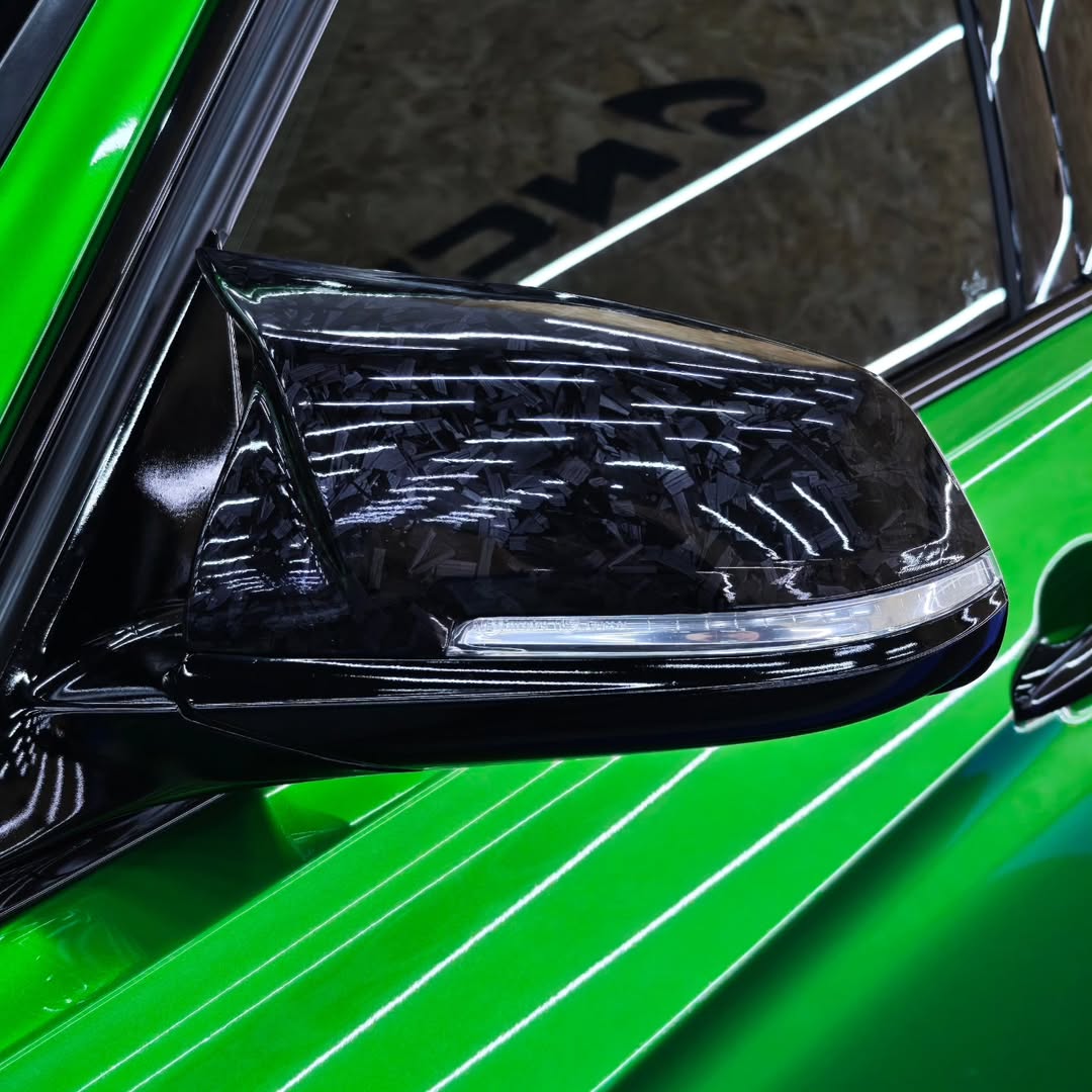 Gloss Metallic Flame Green Car Vinyl Wrap review 6