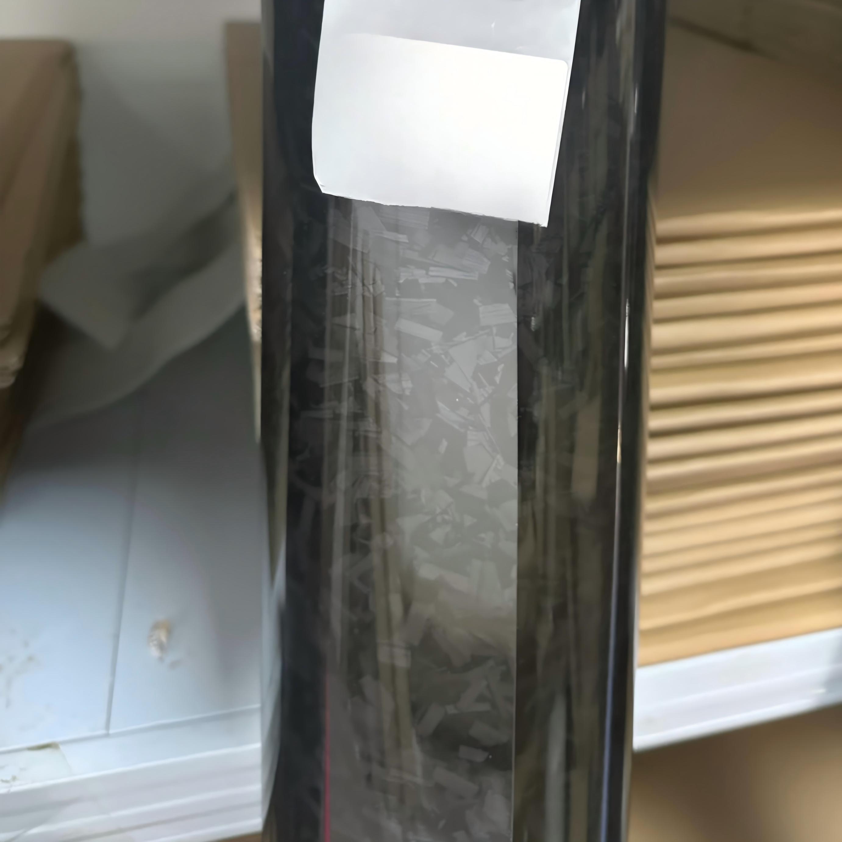 Gloss Black Forged Carbon Car Vinyl Wrap PET review 3