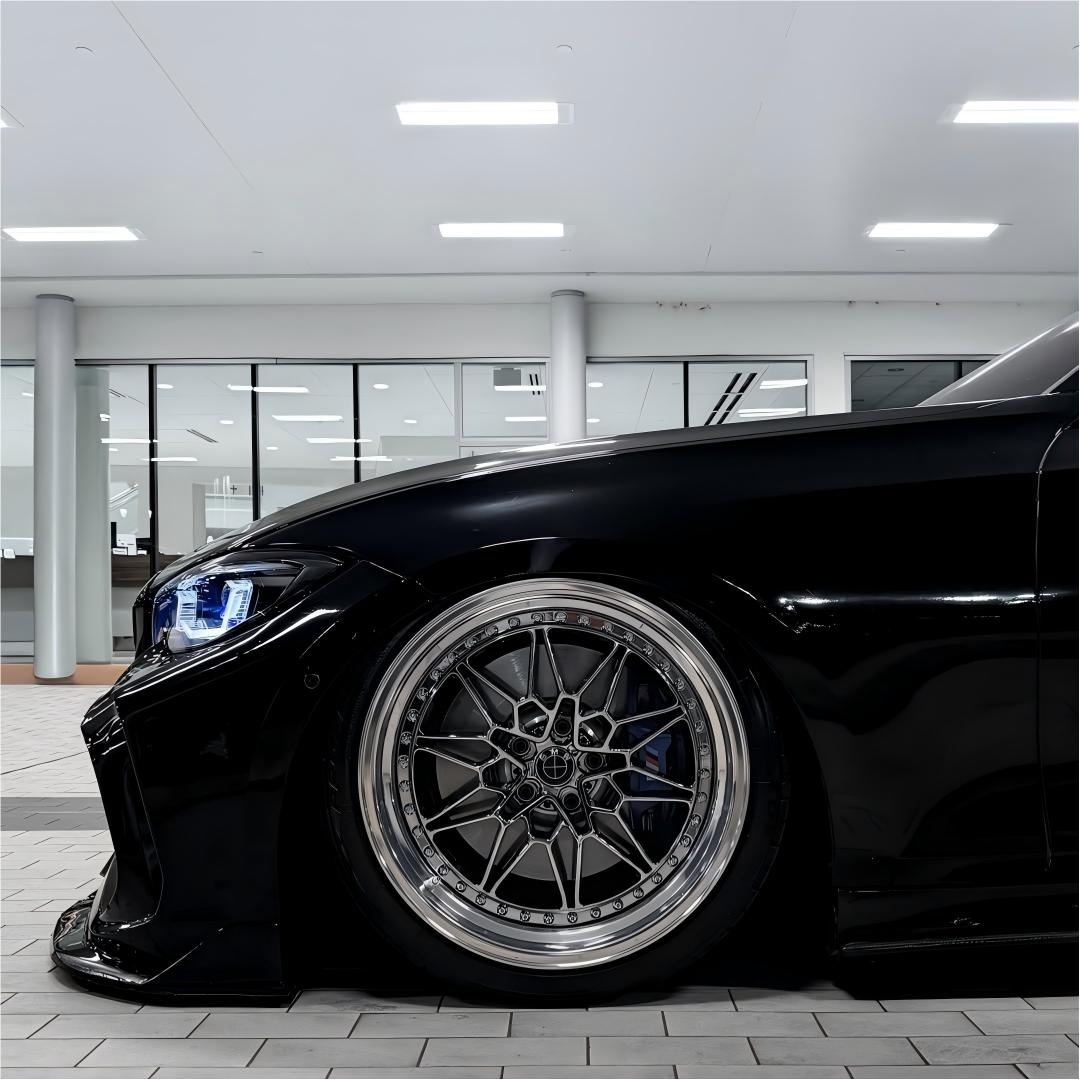 PET Super Glossy Piano Black Car Vinyl Wrap  review 1