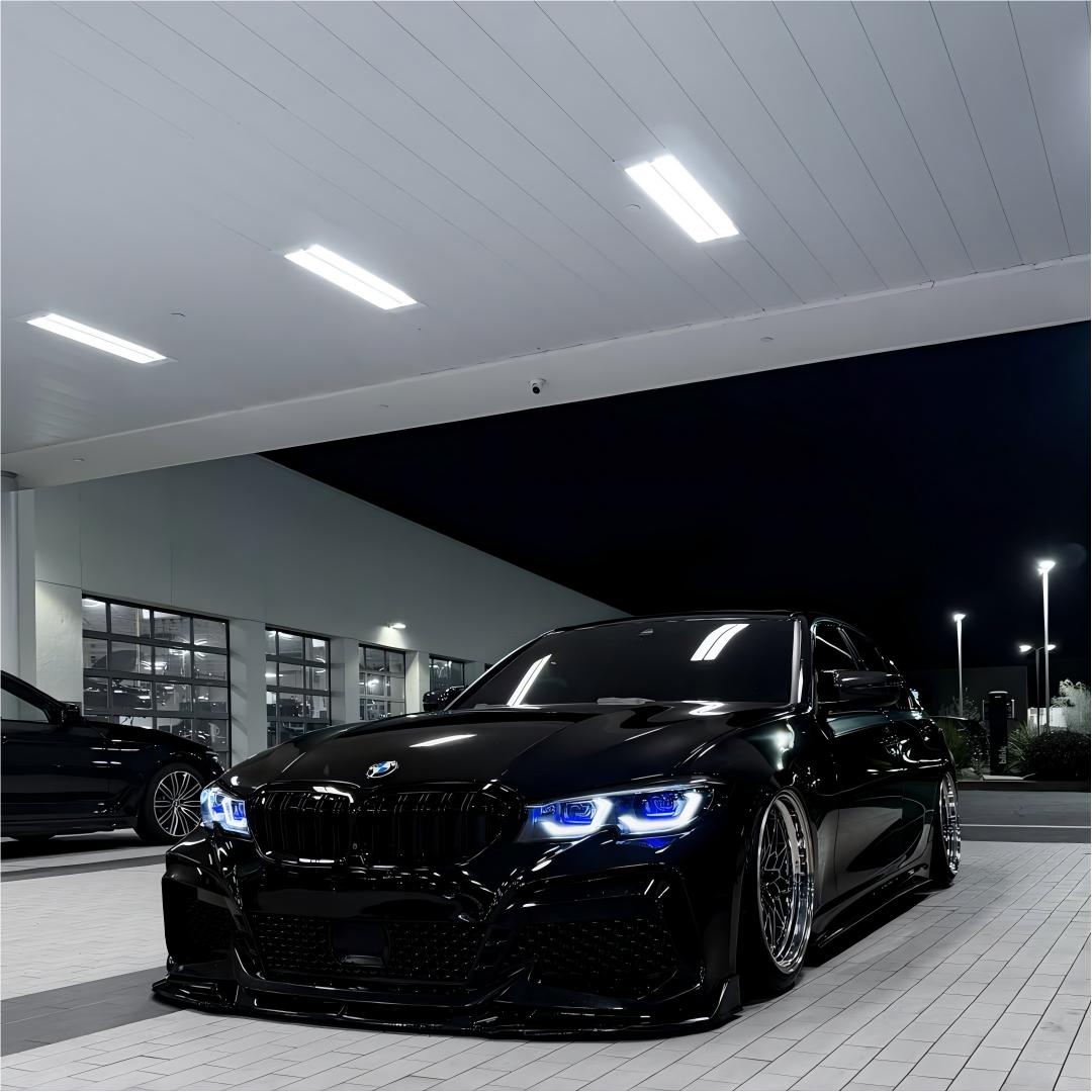 PET Super Glossy Piano Black Car Vinyl Wrap  review 4