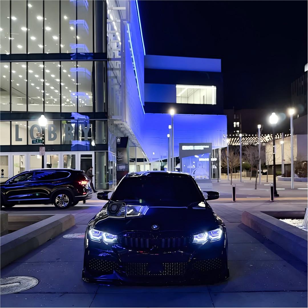 PET Super Glossy Piano Black Car Vinyl Wrap  review 3