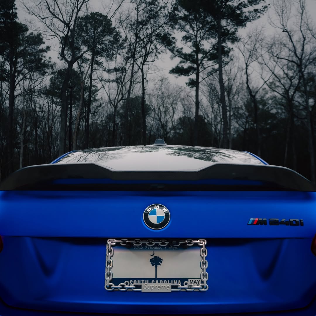 Matte Metallic Satin Blueberry Car Vinyl Wrap PET review 5