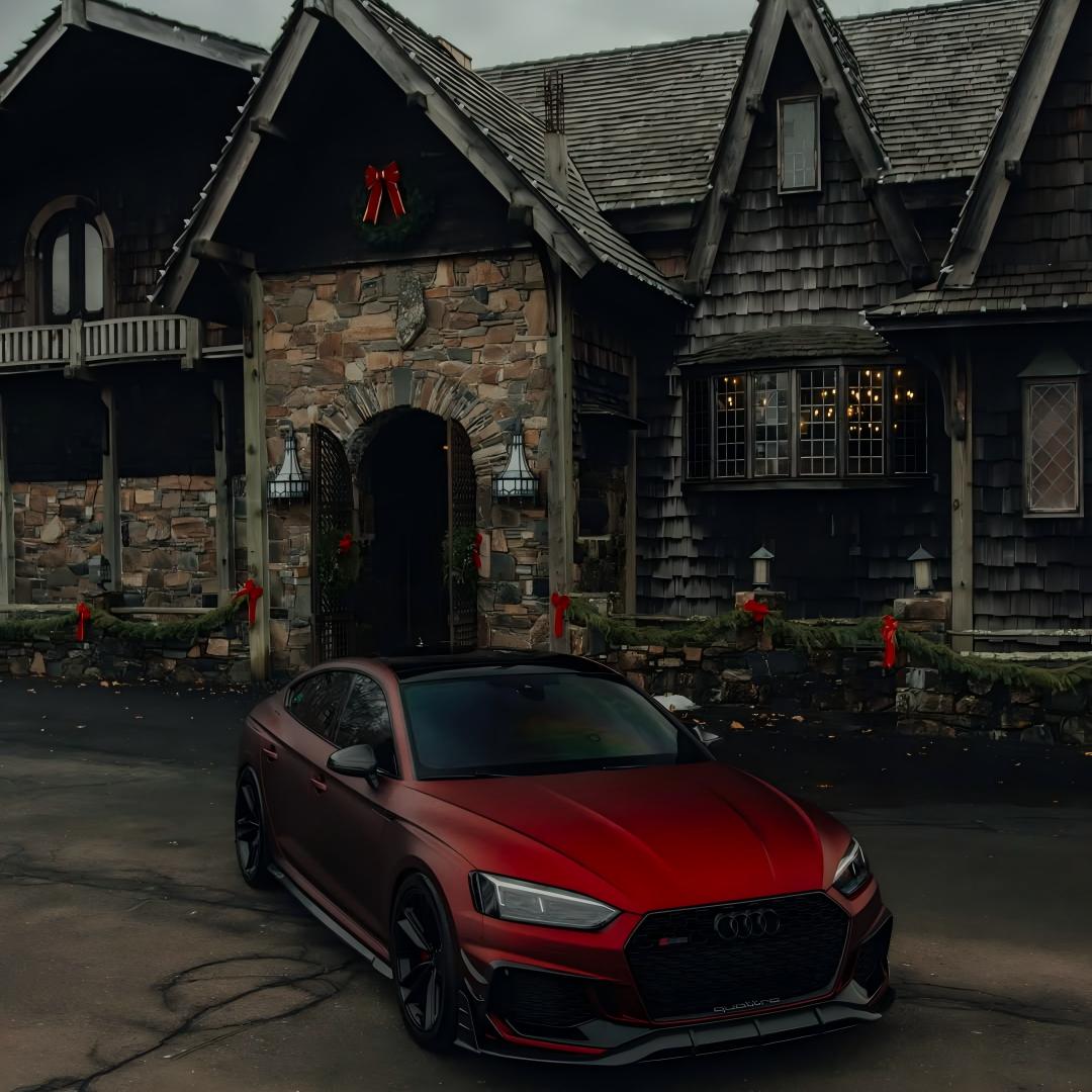 Satin Chrome Metallic Romanee Red Vinyl Wrap | Romania Red PET review 2