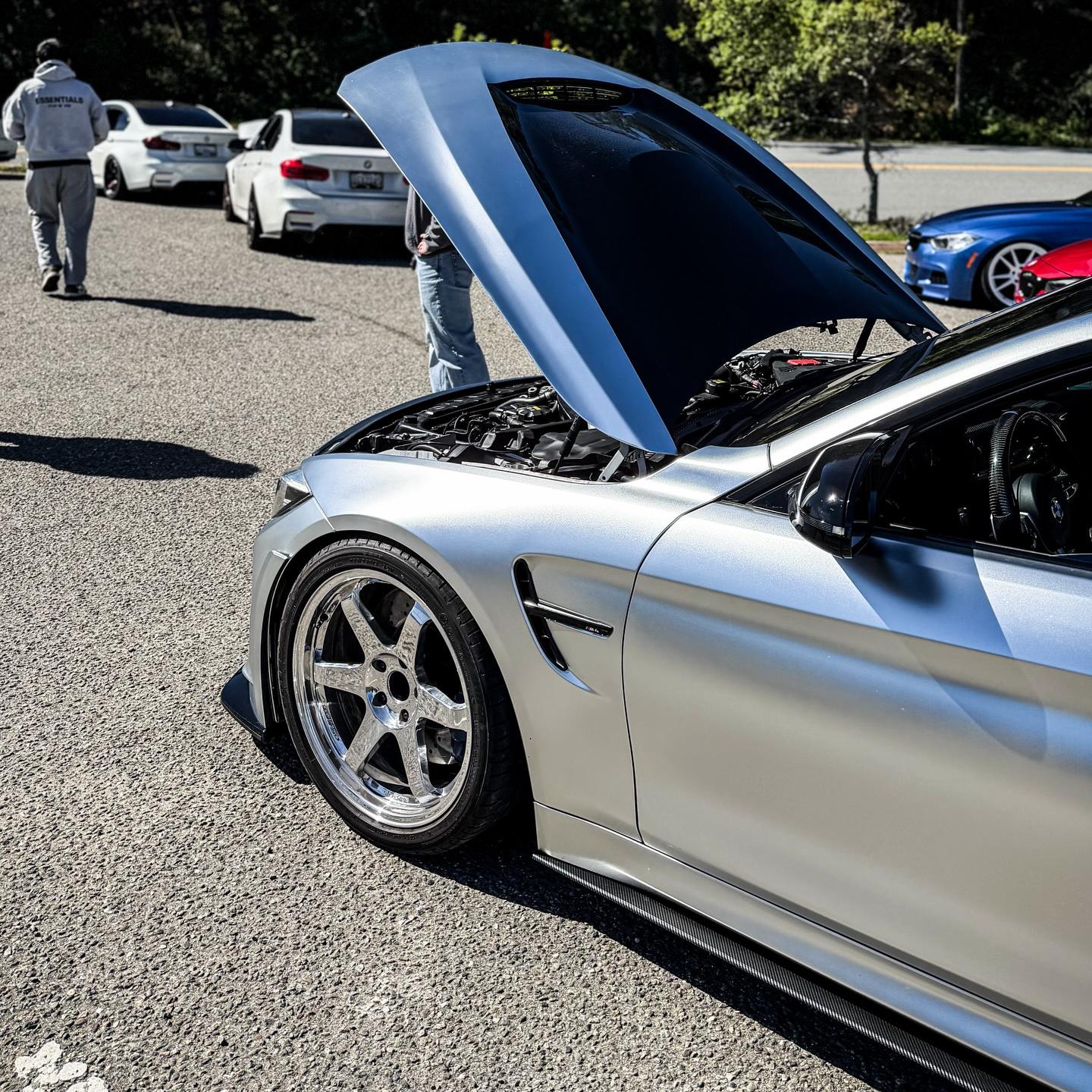 Matte Satin Chrome Silver Car Vinyl Wrap  review 3