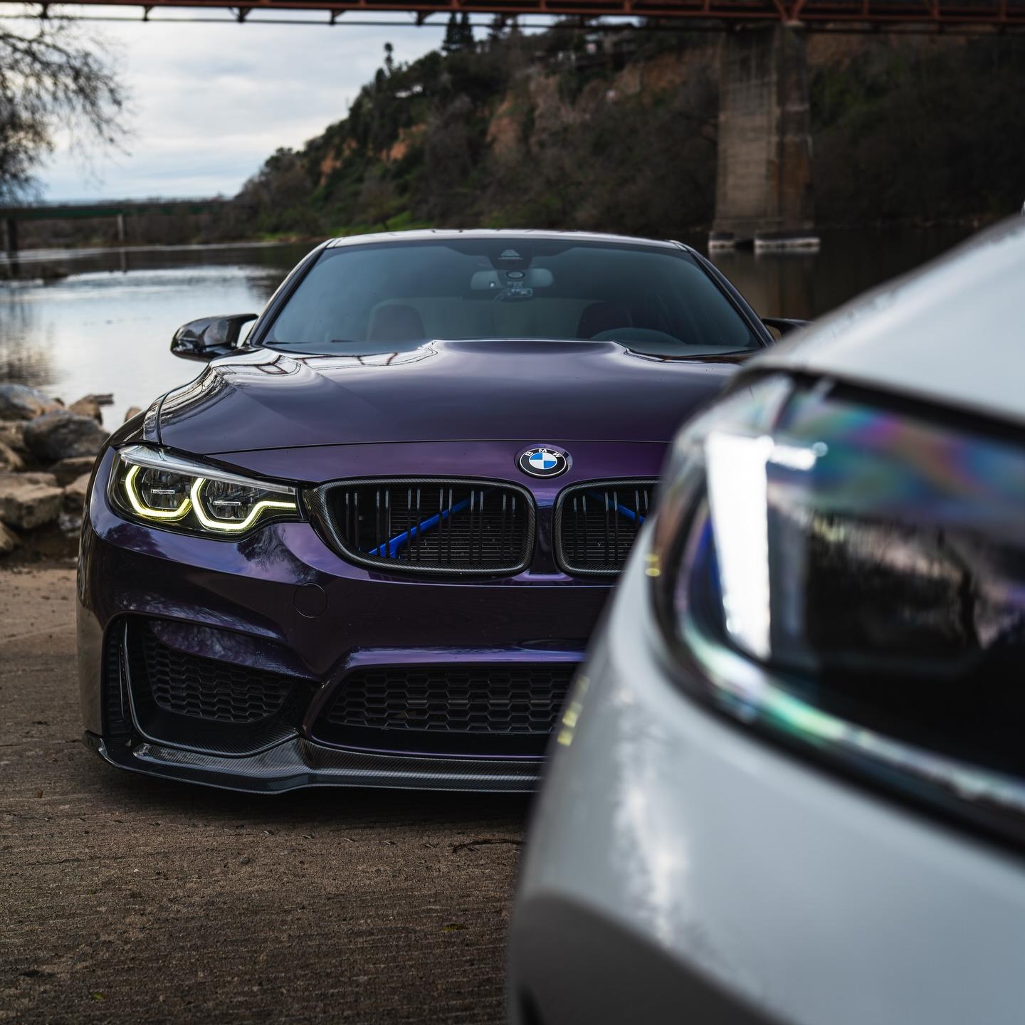 Gloss Metallic Midnight Purple Car Vinyl Wrap BMW PET review yvngg.jaee 02