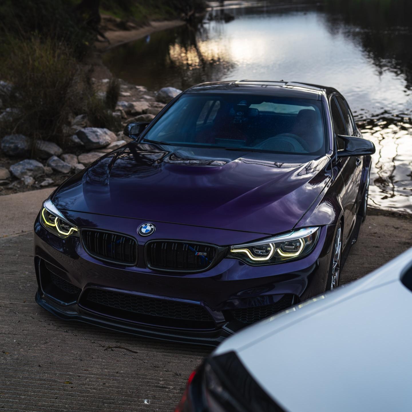 Gloss Metallic Midnight Purple Car Vinyl Wrap BMW PET review yvngg.jaee 03