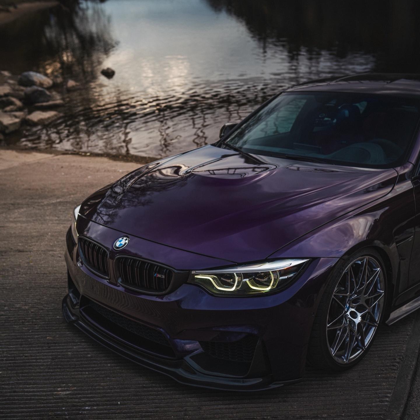 Gloss Metallic Midnight Purple Car Vinyl Wrap BMW PET review yvngg.jaee 05