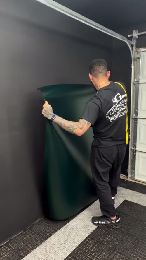 Matte Metallic Chrome Venom Green Car Vinyl Wrap PET reviewed by