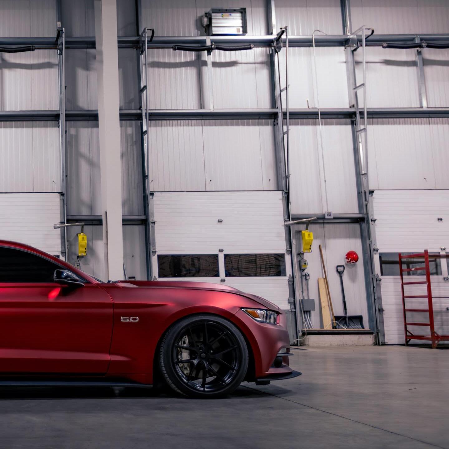 Satin Chrome Metallic Romanee Red Vinyl Wrap | Satin Romanee Red Metallic Chrome review 3