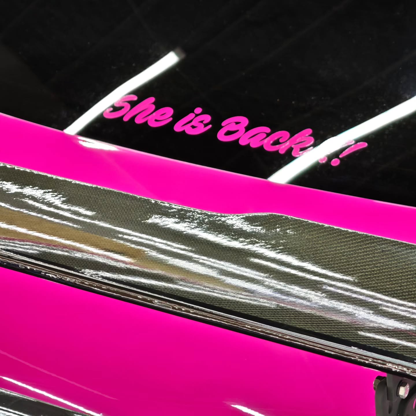 Gloss Crystal Rose Red Car Vinyl Wrap PET review 1