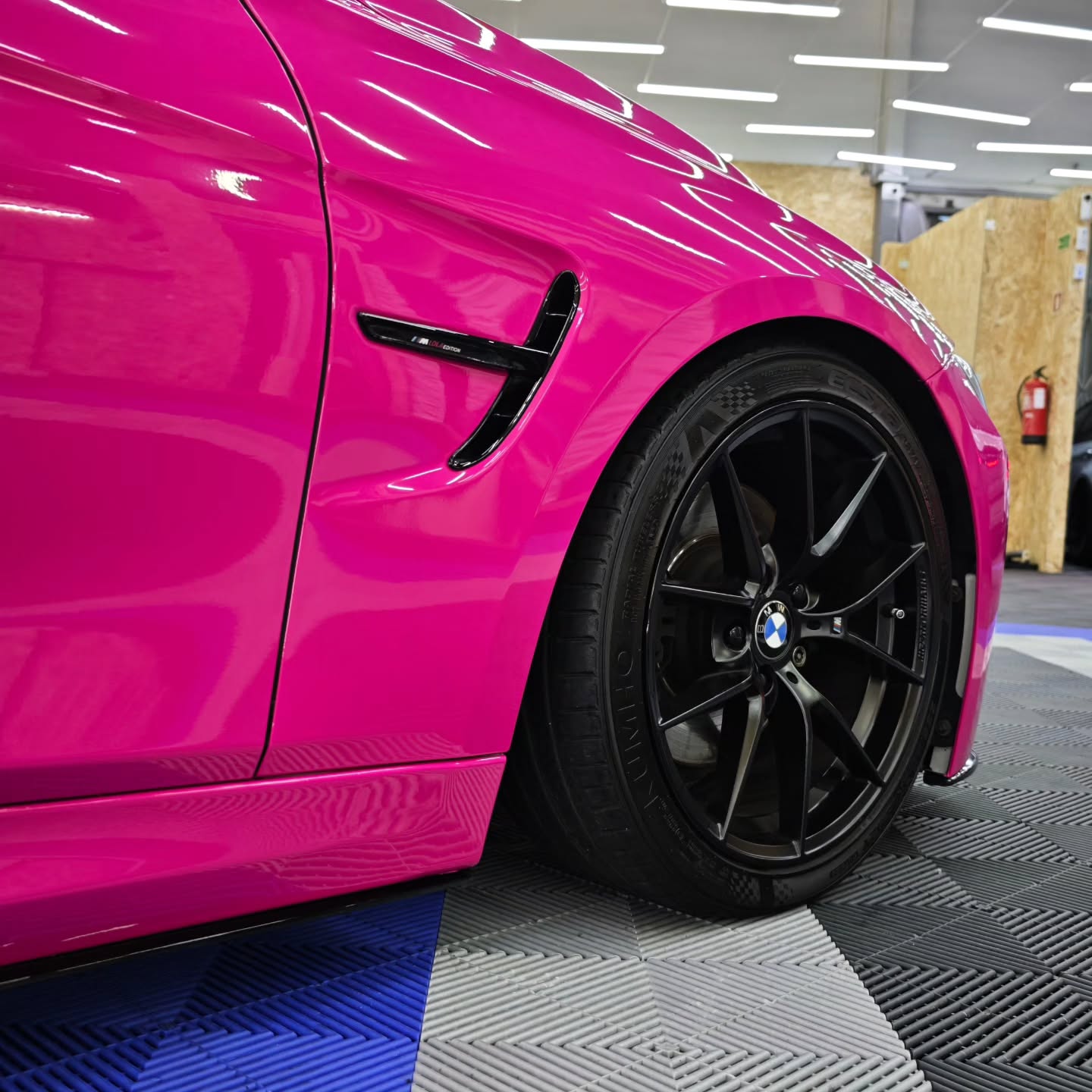 Gloss Crystal Rose Red Car Vinyl Wrap PET review 2