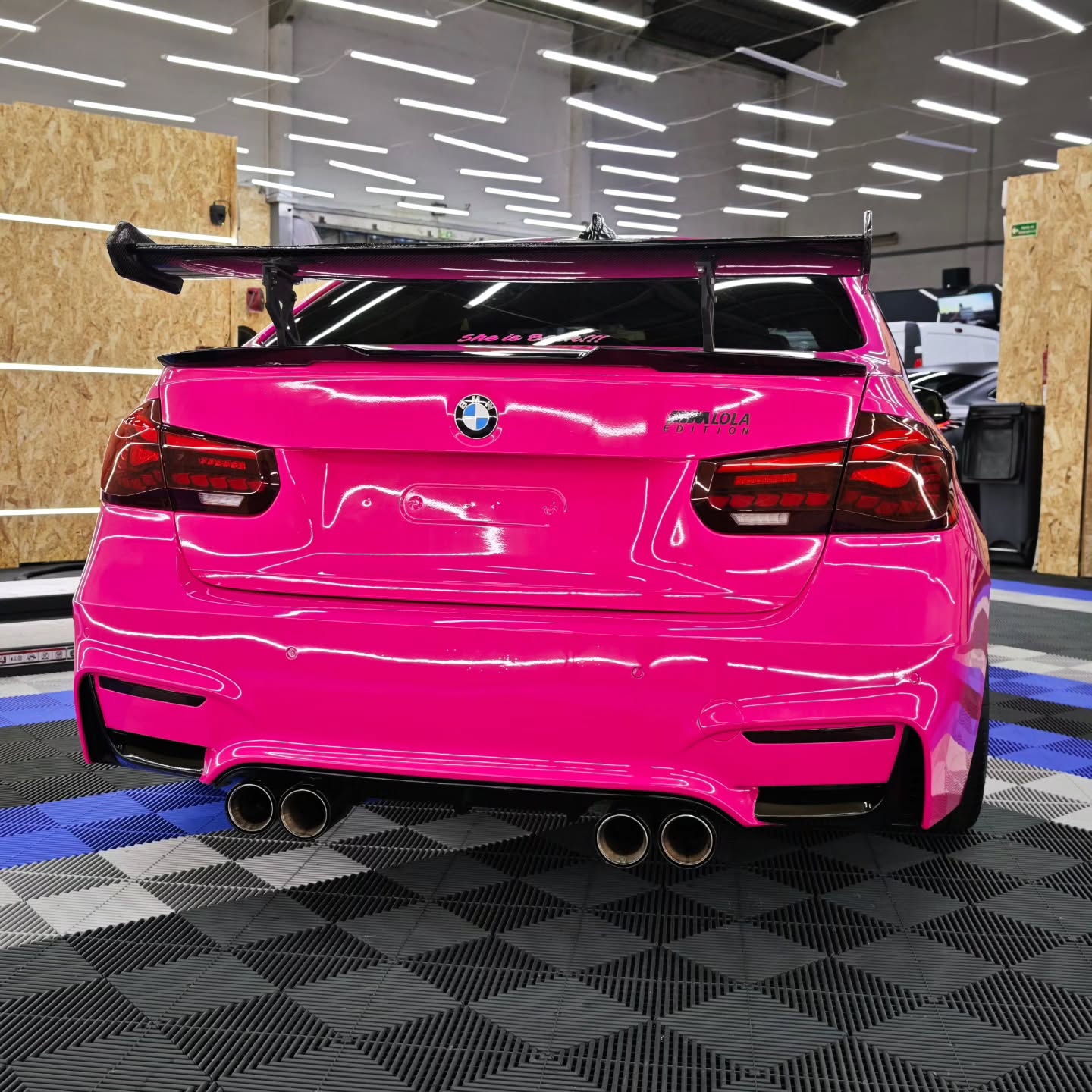 Gloss Crystal Rose Red Car Vinyl Wrap PET review 5