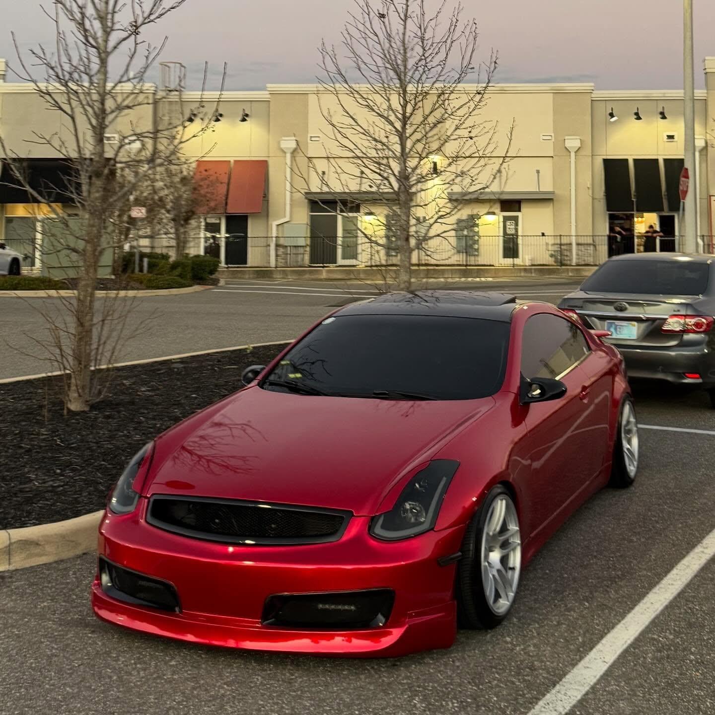 Ultra Glossy Metallic Vampire Red Car Vinyl Wrap BMW PET   review 1