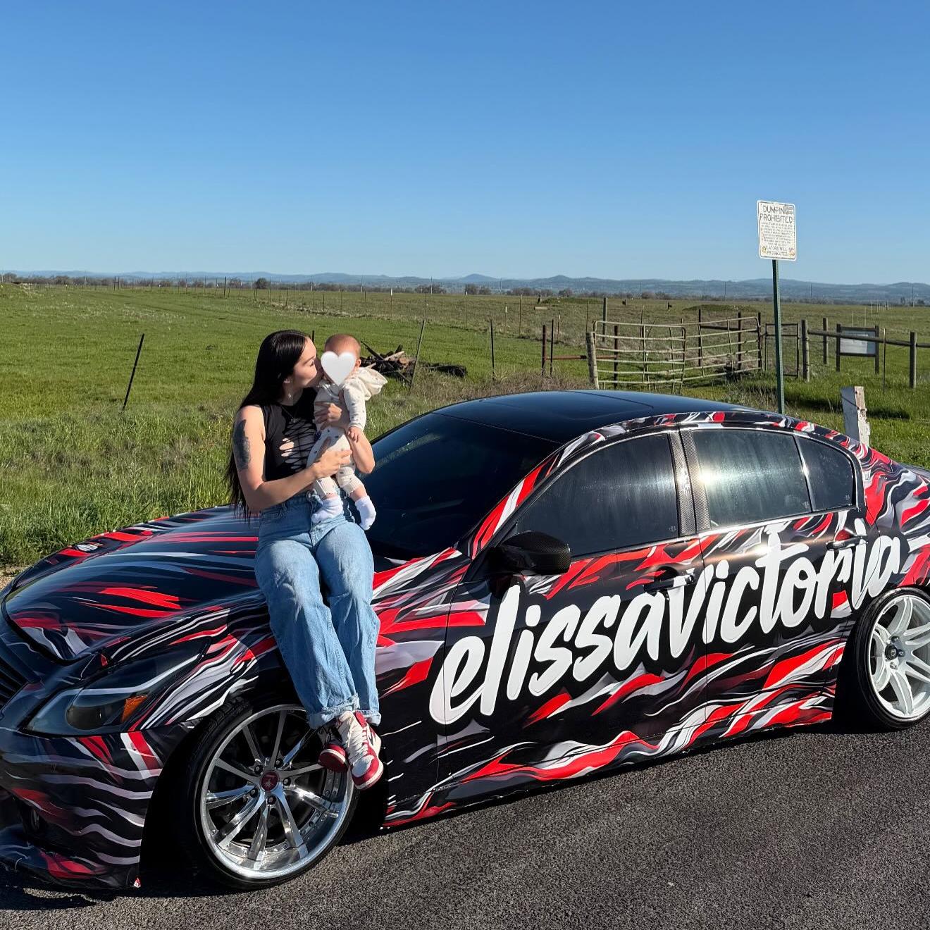 ALUKOVINYL Customize Name Graphics Personalised Car Wrap  review 1