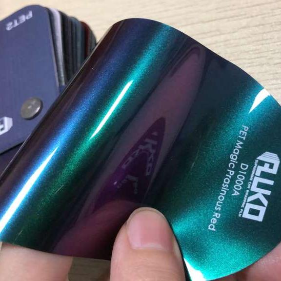 Gloss Metallic Prasinous Green Car Vinyl Wrap PET review ALUKO 00