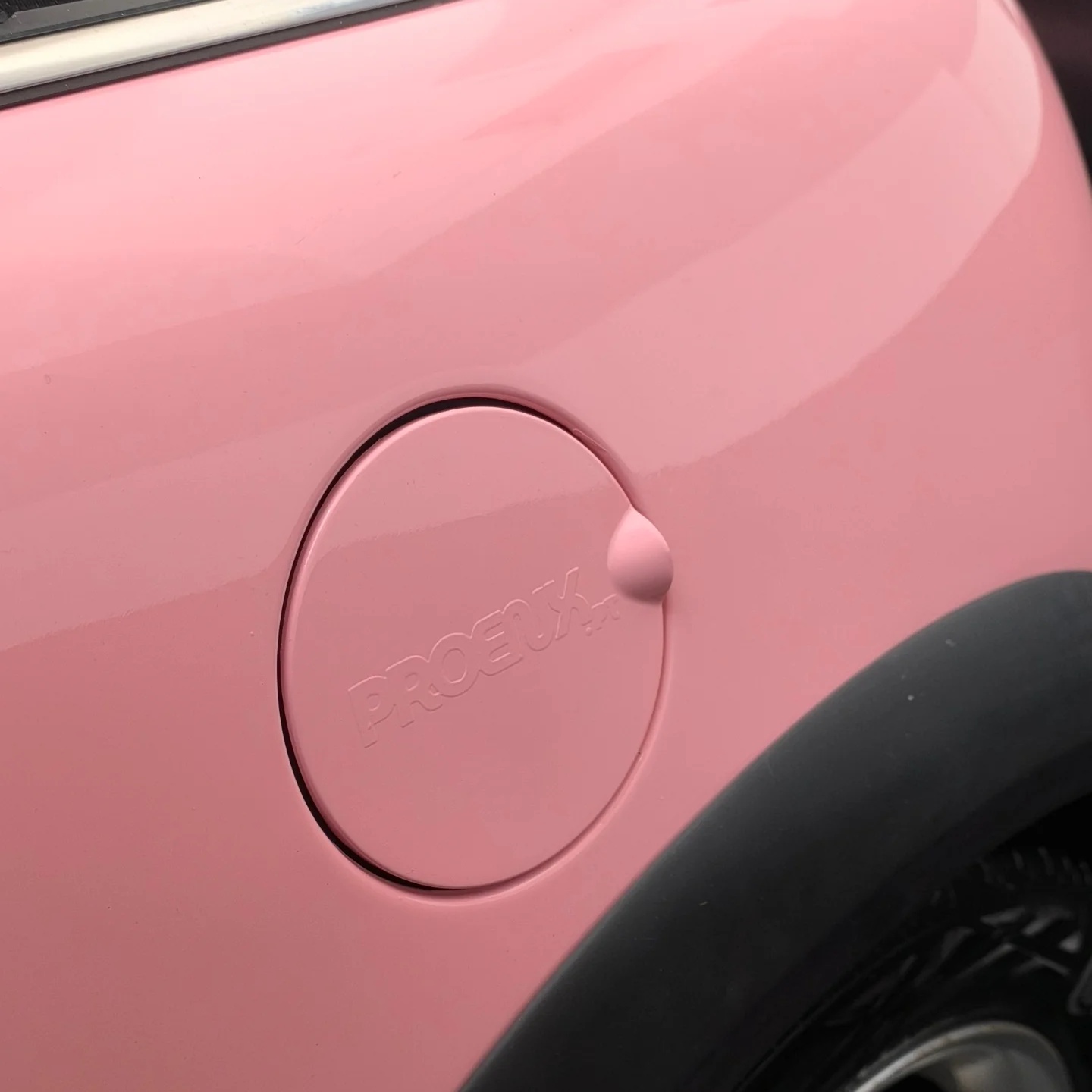 Gloss Crystal Peach Pink Car Vinyl Wrap PET review 8