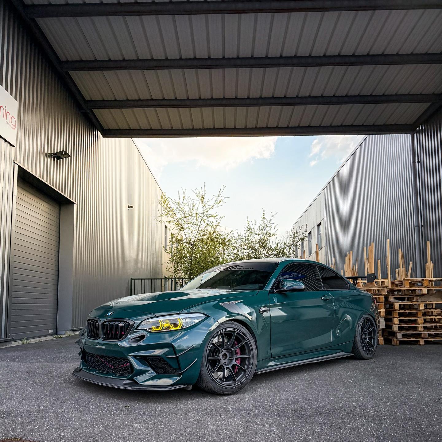 Gloss Mohsen Green Car Vinyl Wrap PET review 3