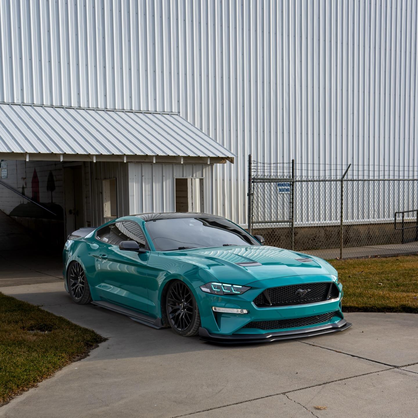 Gloss Storm Green Car Vinyl Wrap PET review 2