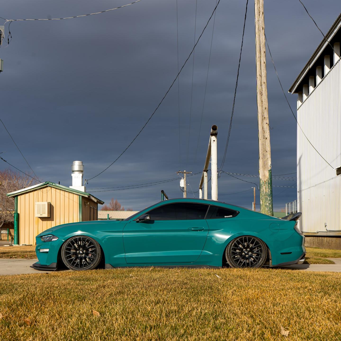 Gloss Storm Green Car Vinyl Wrap PET review 3