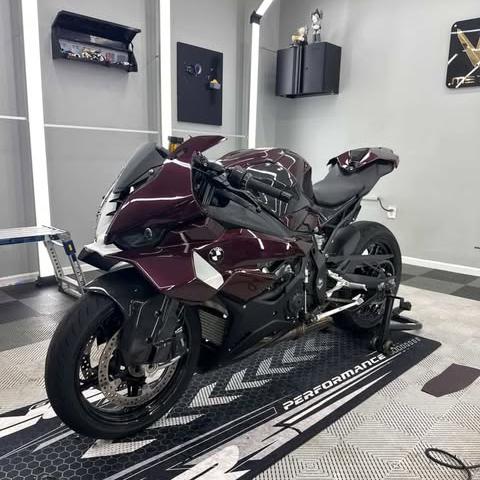 Gloss Metallic Plum Purple Car Vinyl Wrap PET review 0