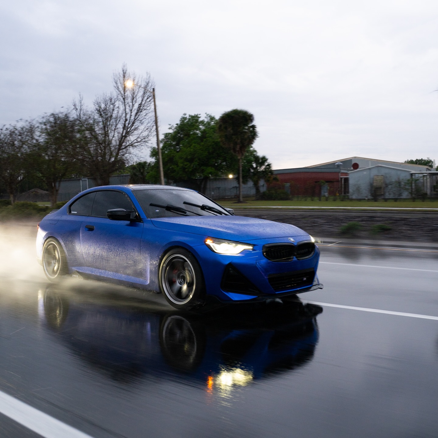 Matte Metallic Satin Blueberry Car Vinyl Wrap PET review 2